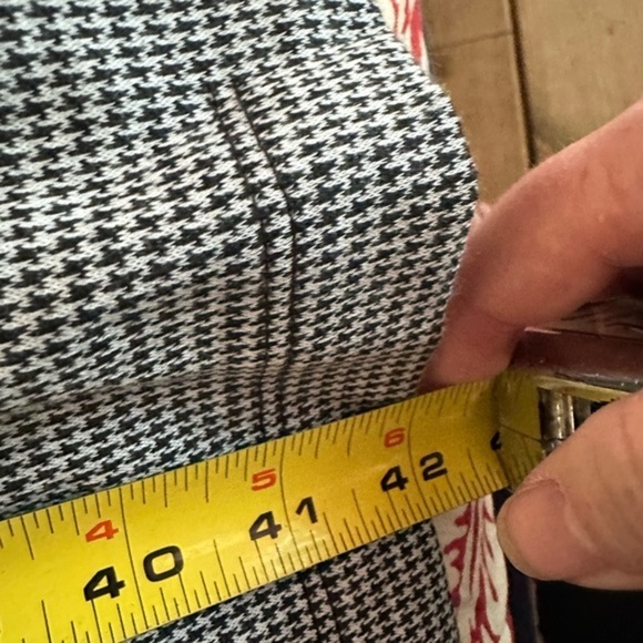 Crescent Drive black‎ & white check/ houndstooth duster/ trenchcoat. NWT - Picture 12 of 12
